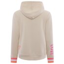 ZWILLINGSHERZ Hoodie - HAPPY SMILE LOVE - Beige S