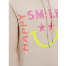 ZWILLINGSHERZ Hoodie - HAPPY SMILE LOVE - Beige XL