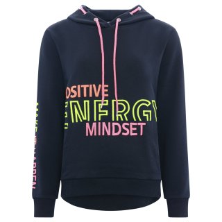 ZWILLINGSHERZ Hoodie - POSITIVE ENERGY MINDSET - Dunkelblau