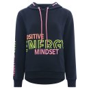 ZWILLINGSHERZ Hoodie - POSITIVE ENERGY MINDSET - Dunkelblau