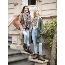 ZWILLINGSHERZ Dreieckstuch WINTERWALD - Beige