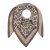 ZWILLINGSHERZ Dreieckstuch WINTERWALD - Beige