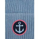 ZWILLINGSHERZ Mütze ANKER  PATCH - Hellblau