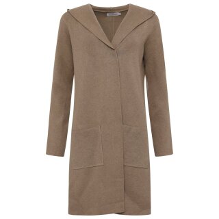 ZWILLINGSHERZ Hoodiejacke JANINA Braun L/XL