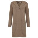 ZWILLINGSHERZ Hoodiejacke JANINA Braun L/XL