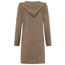 ZWILLINGSHERZ Hoodiejacke JANINA Braun L/XL