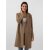 ZWILLINGSHERZ Hoodiejacke JANINA Braun L/XL