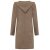 ZWILLINGSHERZ Hoodiejacke JANINA Braun L/XL