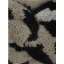 ZWILLINGSHERZ Stirnband aus 100% Cashmere - Leo beige