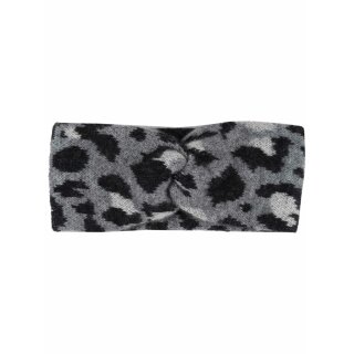 ZWILLINGSHERZ Stirnband aus 100% Cashmere - Leo grau