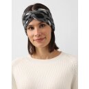 ZWILLINGSHERZ Stirnband aus 100% Cashmere - Leo grau