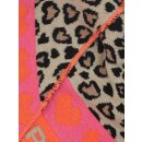 ZWILLINGSHERZ Dreieckstuch MICHA mit Baumwolle -  Beige-Pink-Orange