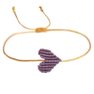 Armband HEART - Lavendel