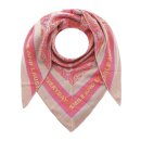 ZWILLINGSHERZ Dreieckstuch ZÜRICH mit Baumwolle -  Beige-Pink