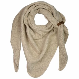 Dreiecksschal NINA - Beige