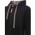 ZWILLINGSHERZ Hoodiemantel LIZ - Schwarz mit Leodetails L