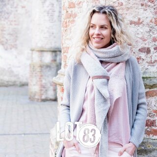 Schal FEM TWIN - Rosa/Grau