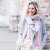 Schal FEM TWIN - Rosa/Grau