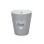 Krasilnikoff HAPPY MUG / Becher HERZENSMENSCH - Grau