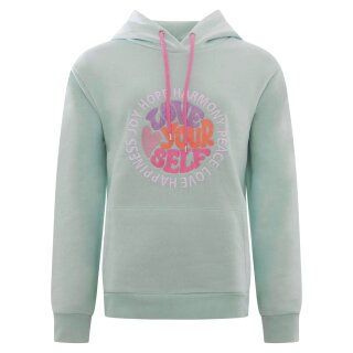 ZWILLINGSHERZ Hoodie LOVE YOURSELF - Mint