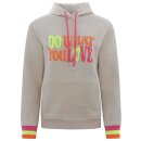 ZWILLINGSHERZ Hoodie DO WHAT YOU LOVE - beige XL