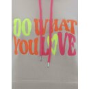 ZWILLINGSHERZ Hoodie DO WHAT YOU LOVE - beige XL