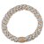 KKNEKKI Haargummi - Silver Beige Glitter Stripe