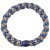 KKNEKKI Haargummi - Indigo Taupe Glitter Stripe