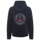 ZWILLINGSHERZ Hoodie BARFUSS AM MEER - Dunkelblau