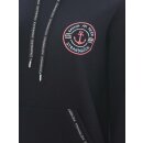 ZWILLINGSHERZ Hoodie BARFUSS AM MEER - Dunkelblau
