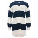 ZWILLINGSHERZ Cardigan KATJA - Blau-Weiß