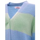 ZWILLINGSHERZ Cardigan KATJA - Hellblau-Mint