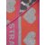 ZWILLINGSHERZ Dreieckstuch STRANDPINK 1 mit Baumwolle - Grau-Orange-Pink