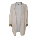 BLACK COLOUR Cardigan mit Glitzerdetails am Ärmelbund - Off White