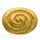 Gürtelschnalle SCHNECKENFOSSIL satin gold