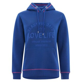 ZWILLINGSHERZ Hoodie LOVE LIFE - Blau