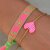 Armband HEART - Rosa