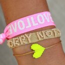 Armband HEART - Neongelb