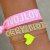 Armband HEART - Neongelb