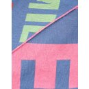 ZWILLINGSHERZ Dreieckstuch GROSSE FREUDE  mit Baumwolle - Blau-Pink-Grün