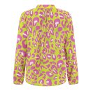 ZWILLINGSHERZ Bluse "Farbige Leoparden" - Grün-Pink