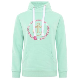ZWILLINGSHERZ Sweater "Strandglück Herz" - Mint