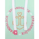 ZWILLINGSHERZ Sweater "Strandglück Herz" - Mint