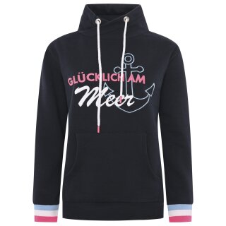 ZWILLINGSHERZ Sweater "Lieblingsplatz" - Dunkelblau S