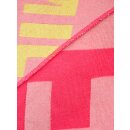 ZWILLINGSHERZ Dreieckstuch GROSSE FREUDE mit Baumwolle - Pink-Orange-Gelb