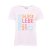 ZWILLINGSHERZ - T-Shirt "Freude Glück Lebe" - Pink