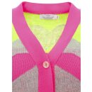 ZWILLINGSHERZ Cardigan "Neon Herzen" - Grau