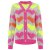 ZWILLINGSHERZ Cardigan "Neon Herzen" - Grau