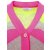 ZWILLINGSHERZ Cardigan "Neon Herzen" - Grau