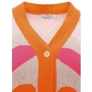 ZWILLINGSHERZ Strickjacke "Neon Herzen" - Beige